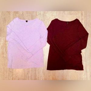 Bundle of 2 J. Crew Super Soft Long Sleeve Sweaters